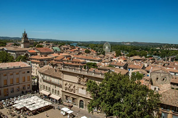 Avignon şehir panoramik görünüm.