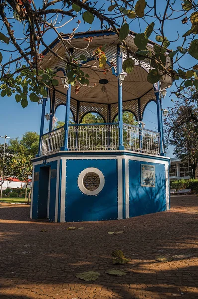 Sao Manuel Südostbrasilien September 2017 Nahaufnahme Alter Bunter Pavillon Mit — Stockfoto