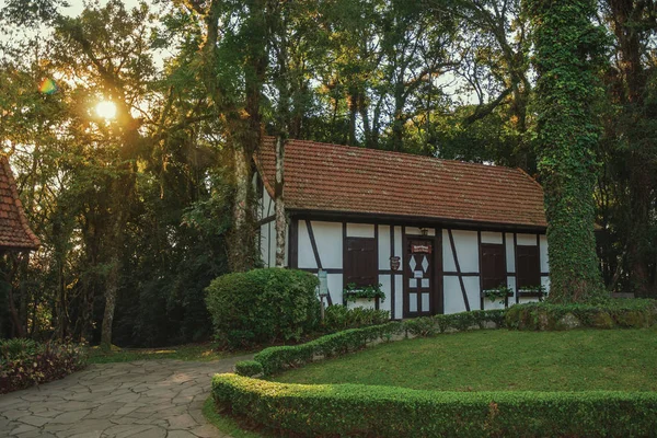 Small houses in traditional style — Stock Photo, Image