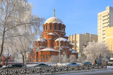 Rus Katedrali, St. Alexander Nevsky Kasım soğuk bir gününde
