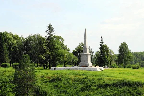Monument to ataman Ermak in the Siberian city of Tobolsk in Russ — Stock Photo, Image