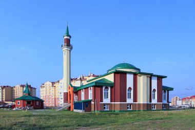 Rusya 'nın Sibirya kenti Novy Urengoy' daki camii