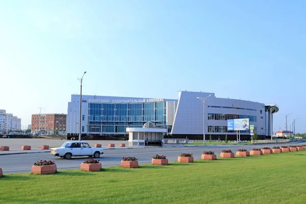 Sports complex in Novy Urengoy Yamal-Nenets Autonomous Okrug in — 图库照片