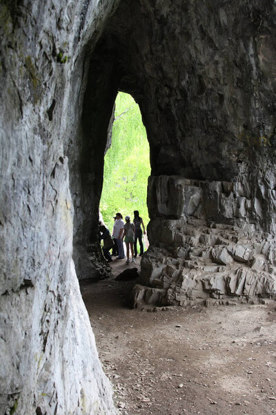 Taldinskaya cave in the Altai Mountains of Russia