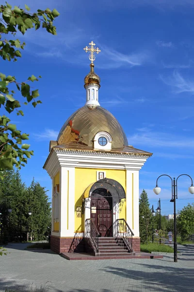 Nadym Russland Juli 2013 Peterskapelle Einem Sommertag Nordsibirien — Stockfoto