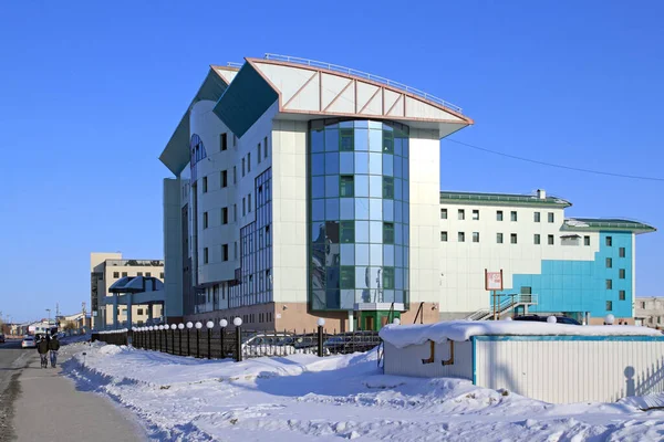 Gubkinskiy Rusland Maart 2012 Kantoorgebouw Van Belangrijkste Onderneming Van Rosneft — Stockfoto
