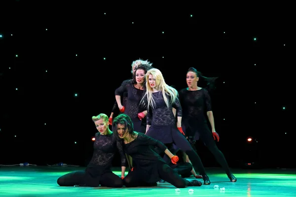 Nadym Russia 2014年3月3日 Alla Dukhovaのバレエ公演の瞬間 — ストック写真