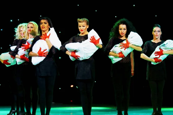 Nadym Russia 2014年3月3日 Alla Dukhovaのバレエ公演の瞬間 — ストック写真