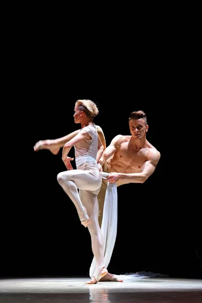 Nadym Russia Maart 2014 Momenten Van Todes Tonen Balletvoorstelling Van Stockafbeelding