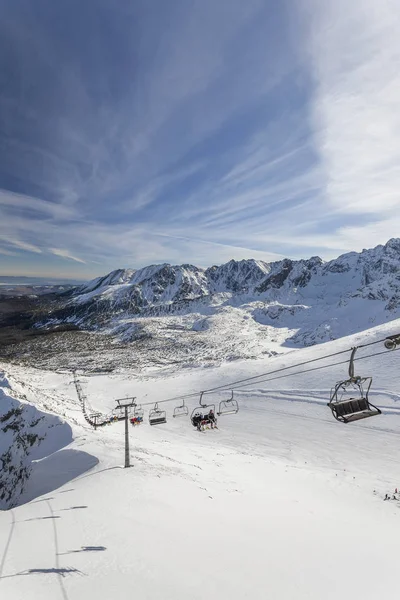 People Cableway Mountains — Stock Photo, Image