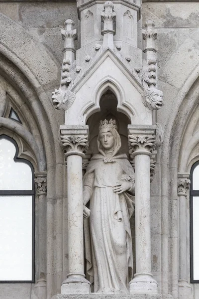 Sculpture Queen Crown His Head — Stock Photo, Image