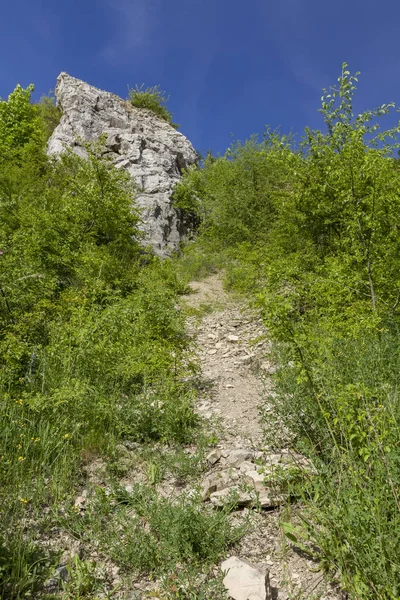 Paisaje Montañoso Con Rocas Calizas Jurásicas — Foto de Stock