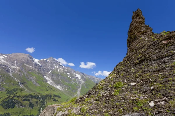 Une Vue Sur Chaîne Montagnes Des Alpes — Photo