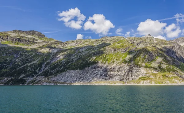 Pohled Pohoří Jezero Alpách — Stock fotografie