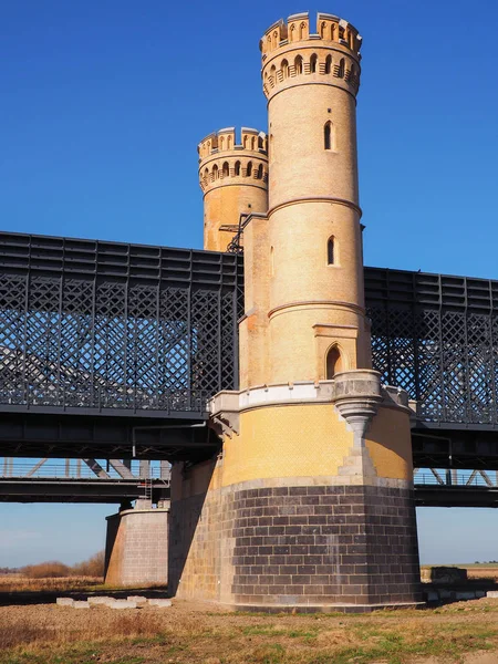 Ponte Rodoviária Histórica Tczew Polónia — Fotografia de Stock