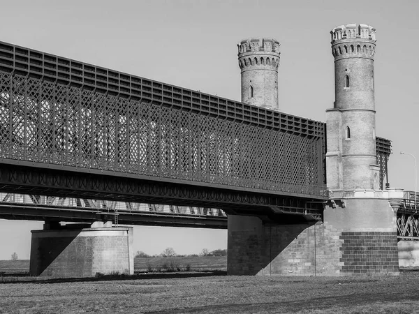 Historische Straßenbrücke Tczew Polen — Stockfoto