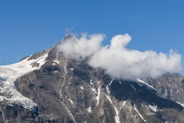 Θέα Από Την Κορυφή Του Βουνού Στις Άλπεις — Φωτογραφία Αρχείου