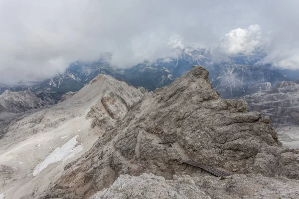 Měnící Počasí Horách — Stock fotografie