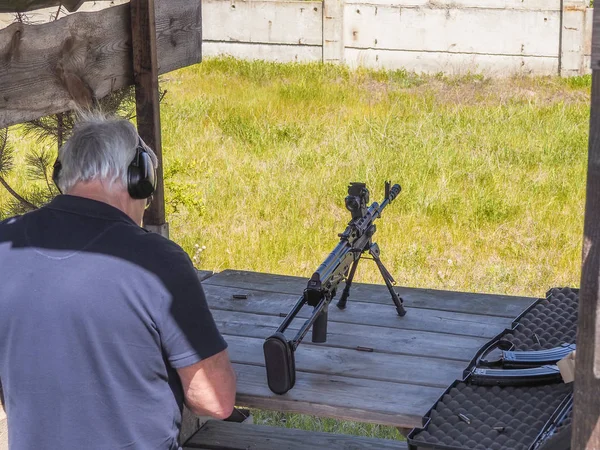 Training at the shooting range