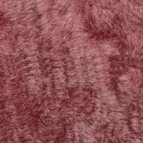 設計作業のための背景として赤い毛皮テクスチャ — ストック写真