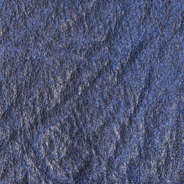 High detailed navy blue roughly dressed leather  texture — Stock Photo, Image