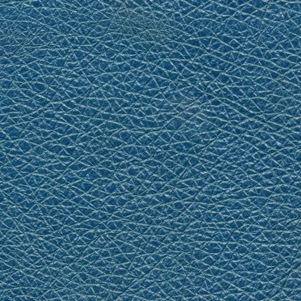 Cuir bleu texture gros plan. — Photo