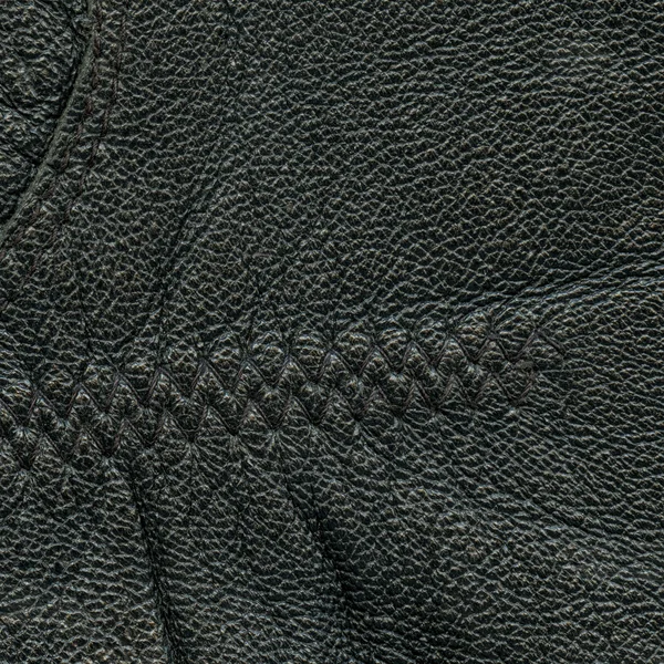 Black leather background. — Stock Photo, Image