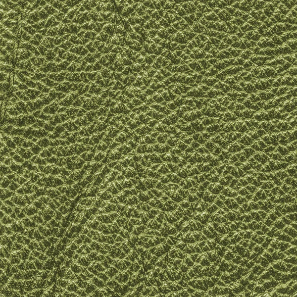 Textura de couro verde close-up. Útil para backgro — Fotografia de Stock