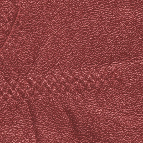 Red leather background. Useful for design-works — Stock Photo, Image