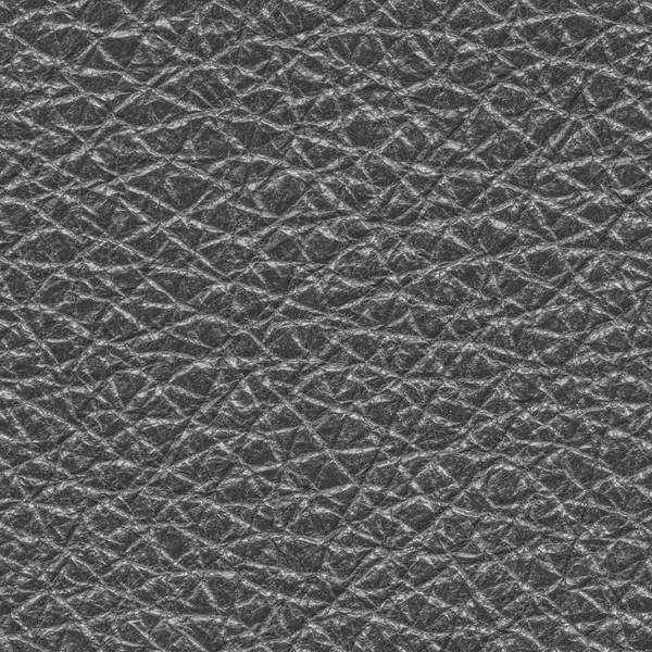 Hoog gedetailleerde grijs leder texture. — Stockfoto