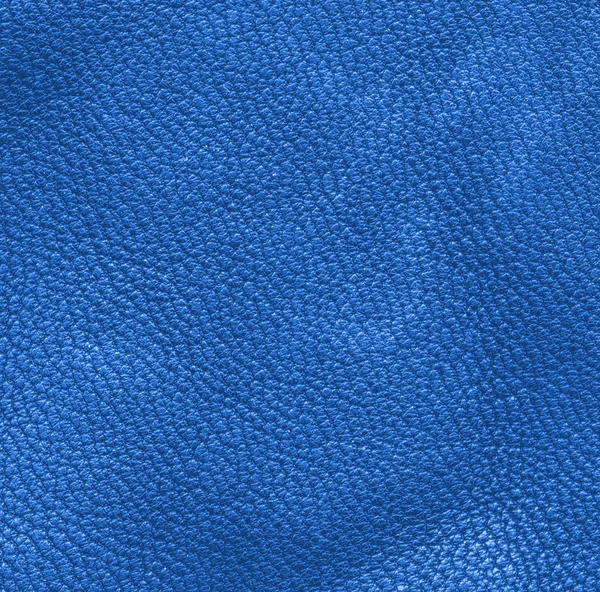 Vieux cuir bleu texture ou fond — Photo