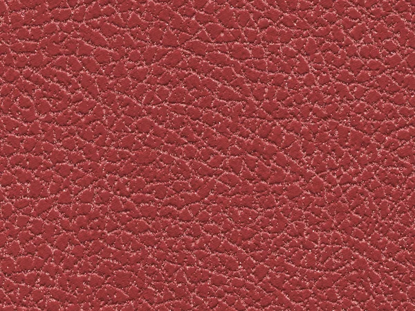 Red artificial leather texture closeup. — Stock Photo, Image