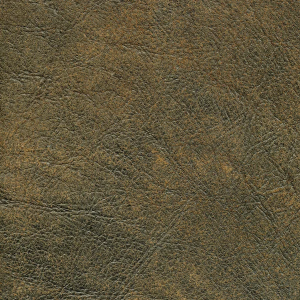Yellow-brown worn leather texture as background — Stock Photo, Image