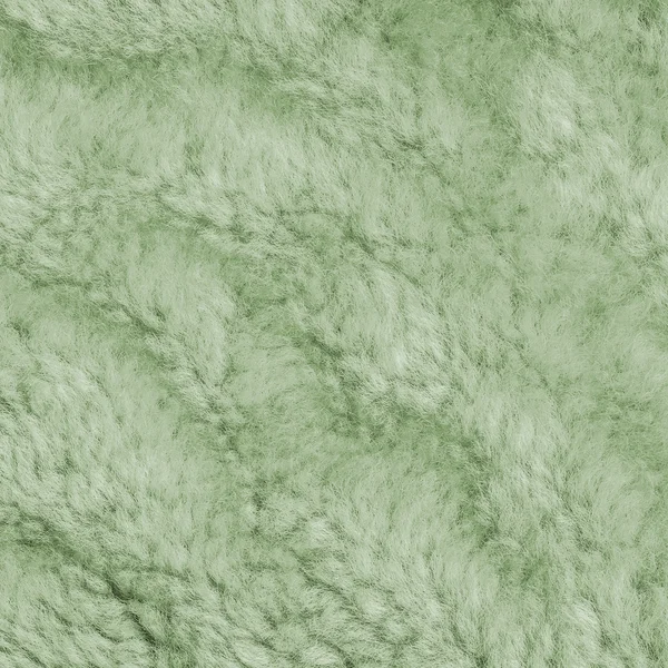 Пофарбована зелена натуральна текстура хутра крупним планом — стокове фото
