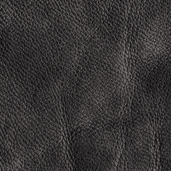 Vecchia texture in pelle marrone scuro come sfondo — Foto Stock