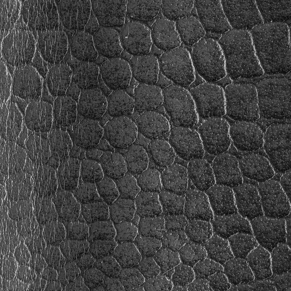 Velho preto artificial serpente pele textura ou fundo — Fotografia de Stock
