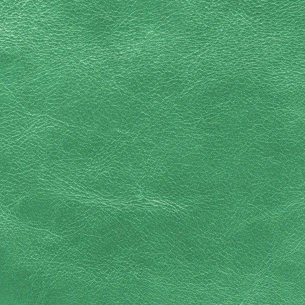 光绿色皮革纹理 — 图库照片