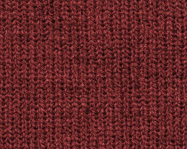 Kırmızı örgü kumaş doku portre