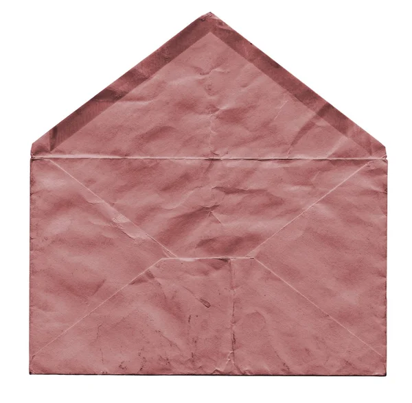 Stara i pomarszczona czerwonych kopert — Zdjęcie stockowe