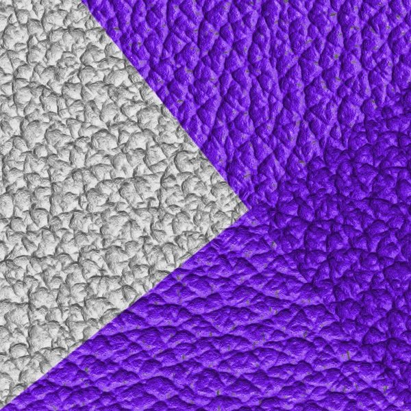 Textura de cuero blanco-violeta primer plano . —  Fotos de Stock