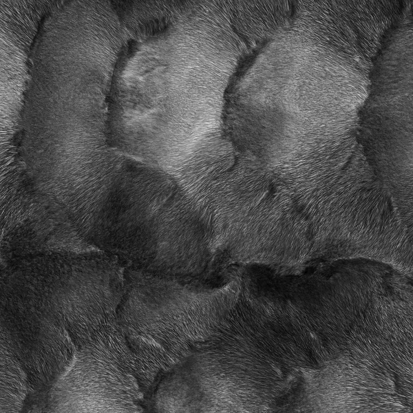 Μαύρο φυσικό βιζόν γούνινη υφή — Φωτογραφία Αρχείου