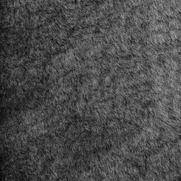 Black natural fur texture as background — Stock Photo, Image