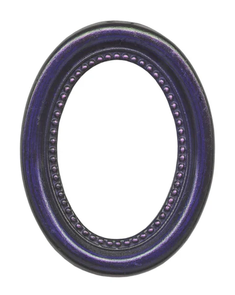 Moldura oval violeta para sua foto ou imagem — Fotografia de Stock