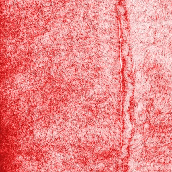 Röd päls textur eller bakgrund — Stockfoto