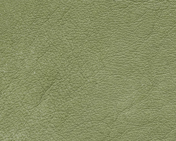 Grönt läder textur närbild som bakgrund — Stockfoto