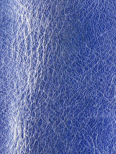 Texture in pelle blu come sfondo — Foto Stock