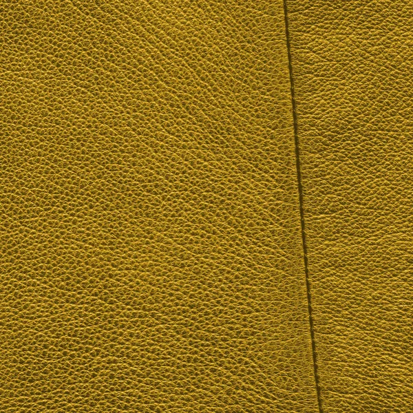 Gelbes Leder Textur oder Hintergrund — Stockfoto