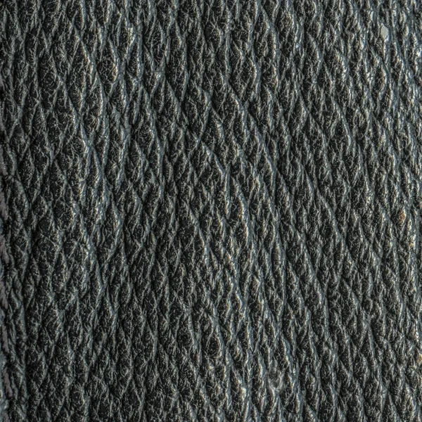 Textura de couro preto, útil como fundo — Fotografia de Stock