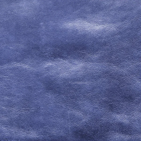 Texture in pelle blu per sfondo — Foto Stock