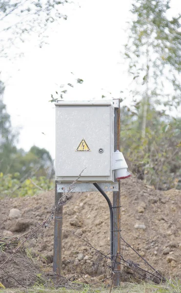 Strömfördelningsbox — Stockfoto